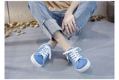 Canvas Shoes low upper flat sneakers women