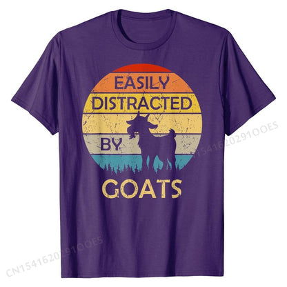 Easily Distracted By Goats Unisex T-Shirt