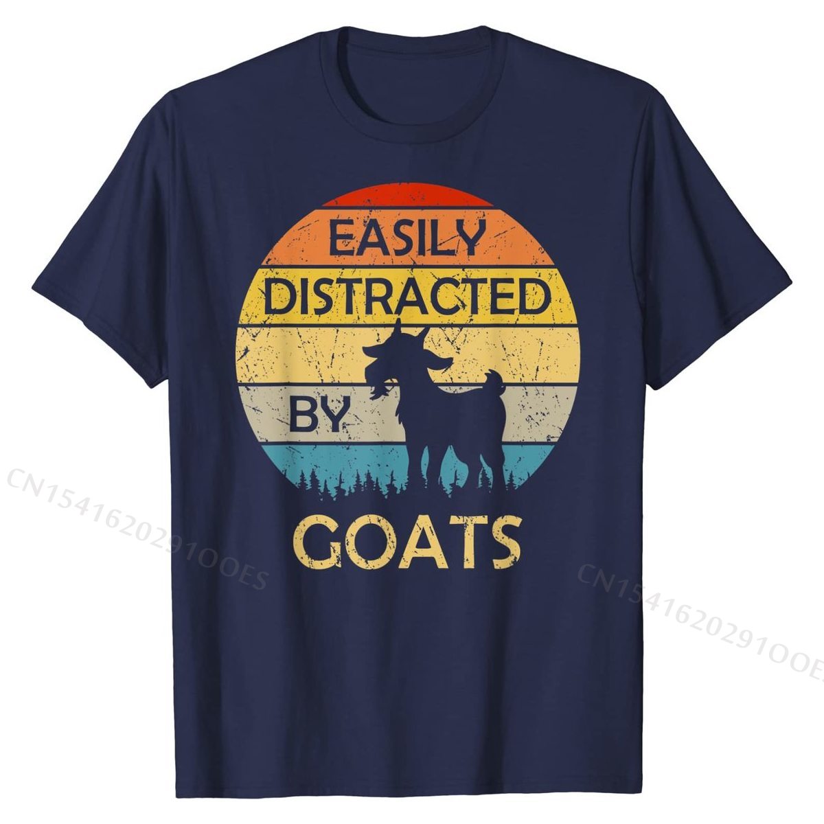 Easily Distracted By Goats Unisex T-Shirt