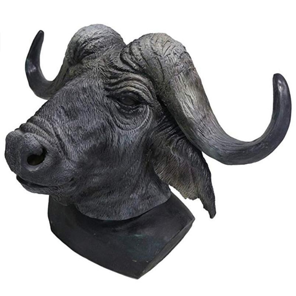 Halloween Latex Cow Head Mask Party Costume