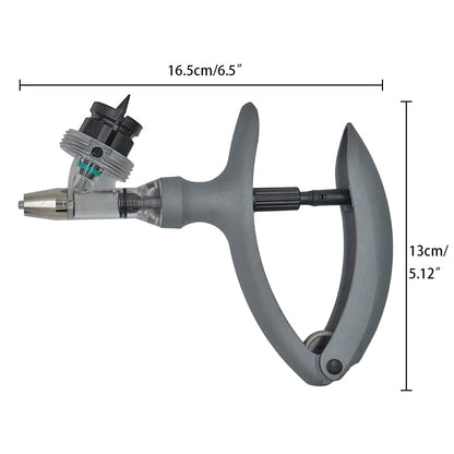 1ml/2ml /5ml Automatic Veterinary Continuous Syringe Animal Injection Adjustable Vaccine for livestock Pig Cattle Sheep