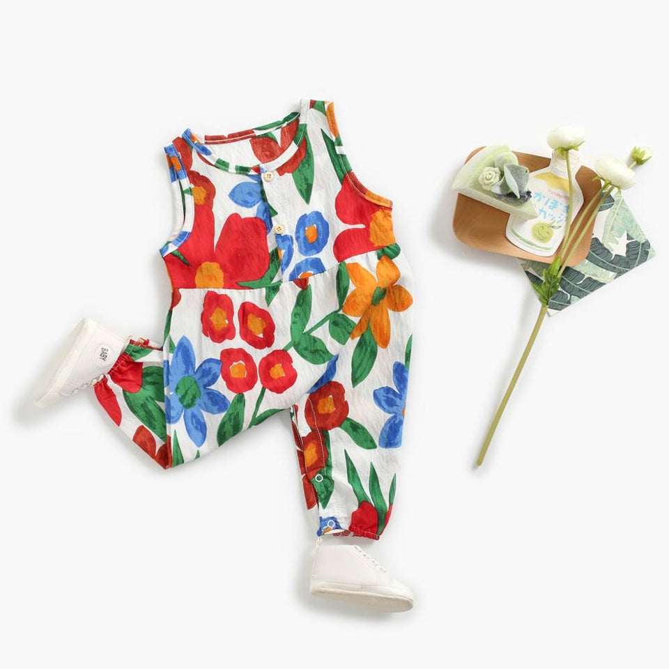 Flowers Cotton  Bodysuits for Baby