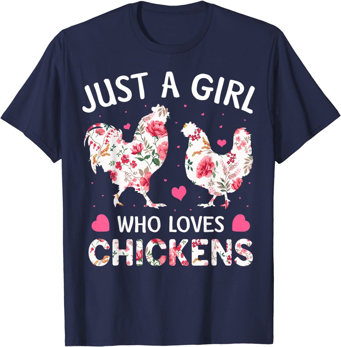 Just a Girl Who Loves Chickens Unisex  T-Shirt