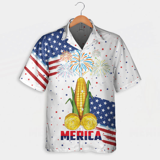 Independence United States - Cute Corn Hawaiian shirt for Farmer