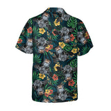 Cow Floral Pattern - Hawaiian Shirt and Shorts for adult and youth