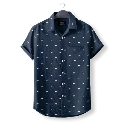 Livestock icon Pattern- Button Down Shirts for farmers