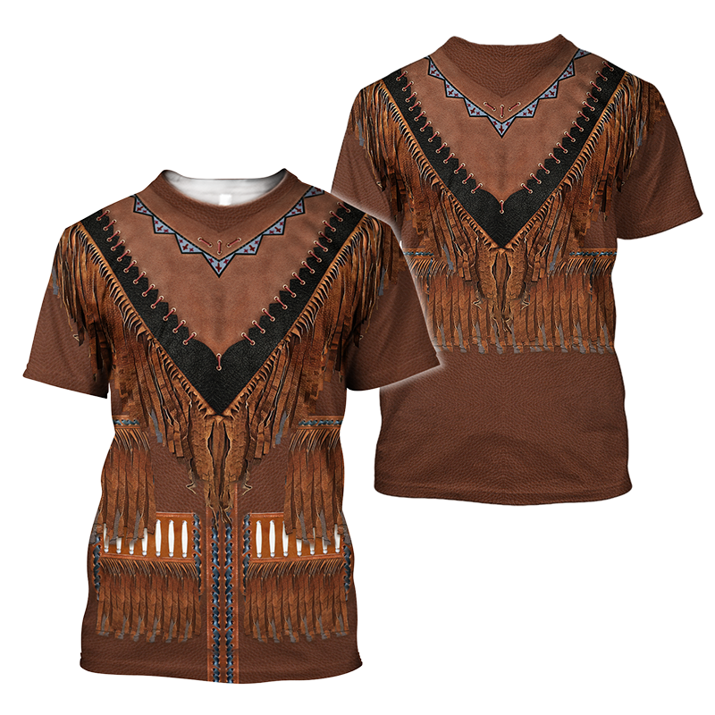 Western Cowboy Graphic Unisex T-Shirt Cosplay Costumes