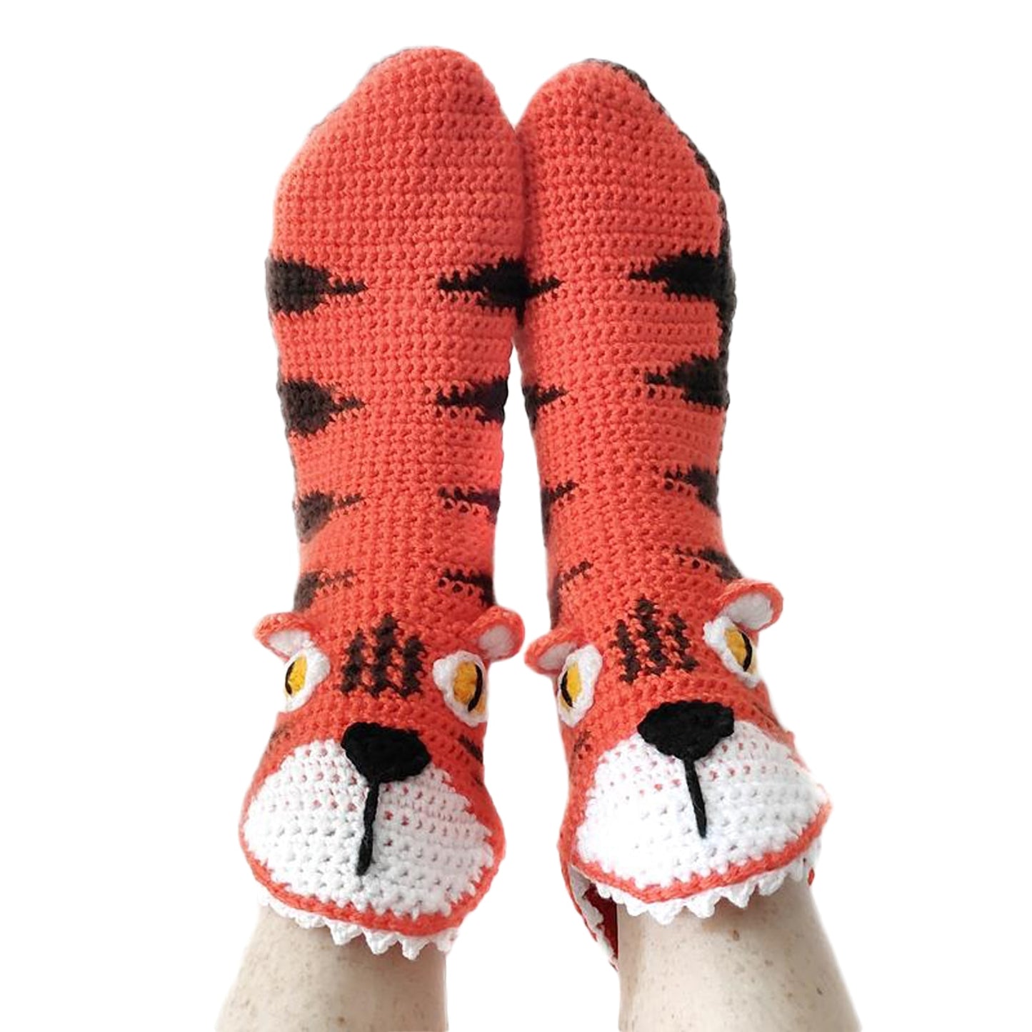 Winter Knitting Hand Crochet Women's Socks 3D Animals - myfunfarm