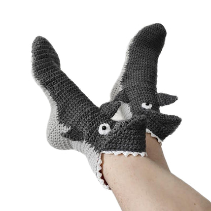 Winter Knitting Hand Crochet Women's Socks 3D Animals - myfunfarm