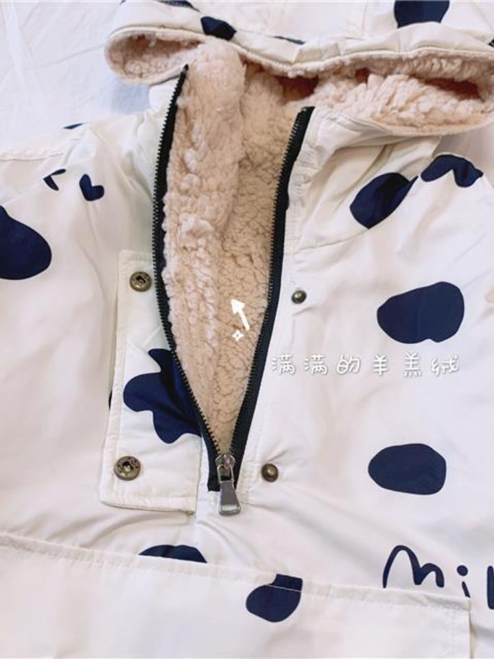 Cow pattern Print Hoodies  Warm  Spring Autumn for cow lovers