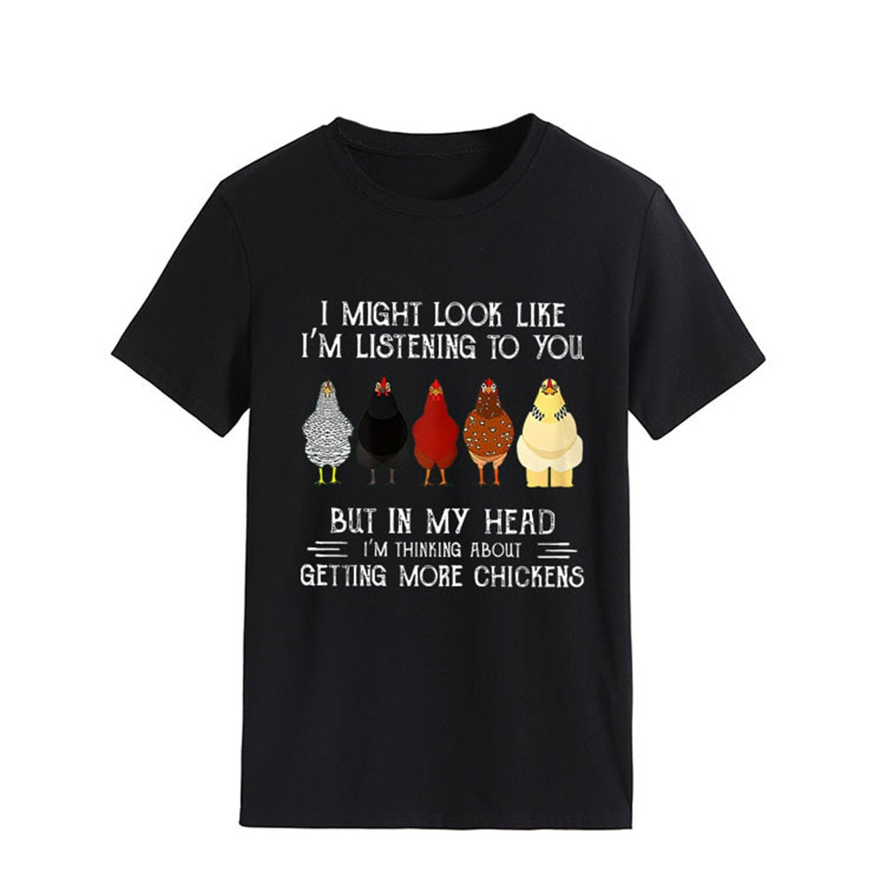 I Might Look Like Im Listening To You But In My Head - Unisex t-shirt - myfunfarm
