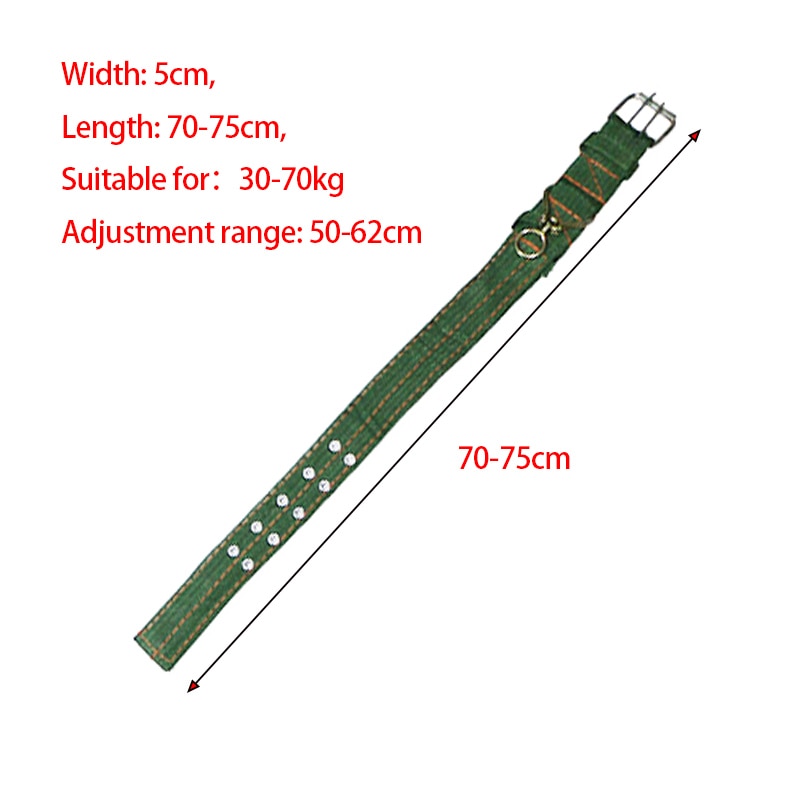 Strong Durable Belay Tie Adjustable Cattle Collar Cow Hauling Collar Livestock Feeding Supply Canvas Belt  Veterinary Equipment - myfunfarm