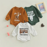 Baby Boys Girls Sweatshirts Rompers Clothing Autumn
