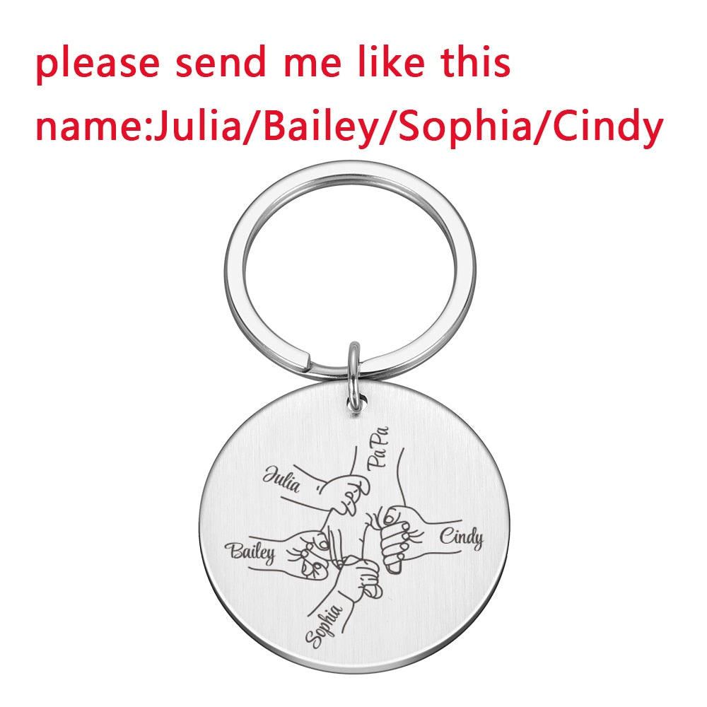 Personalized Father's Day Keychain Gifts