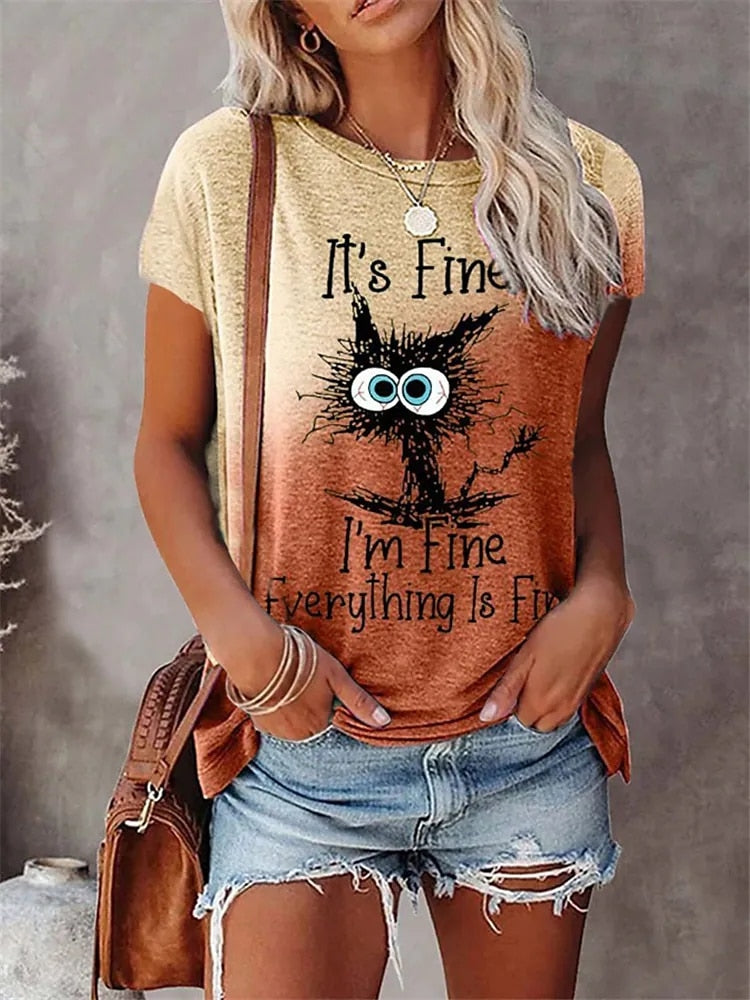 It's fine i'm fine everything is  fine  T-shirt