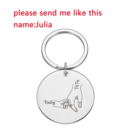 Personalized Father's Day Keychain Gifts
