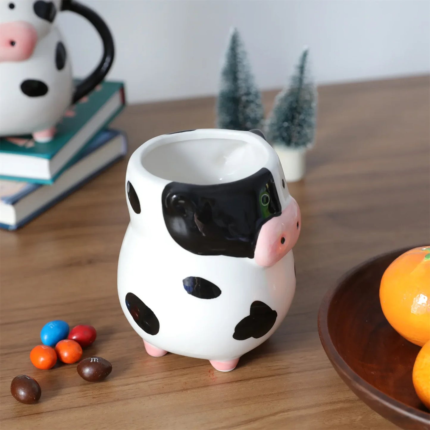 Cartoon Cow Ceramic Mug for cow lovers