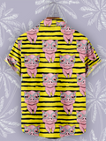 Pig Cartoon Hawaiian Shirts