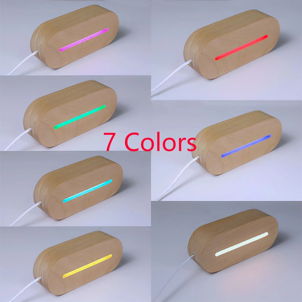 Personalized Custom Photo and Names, 3D Acrylic Lamp Customized Bedroom NightLight for MOM DAD LOVE Family Day Christmas Birthday Gift - myfunfarm