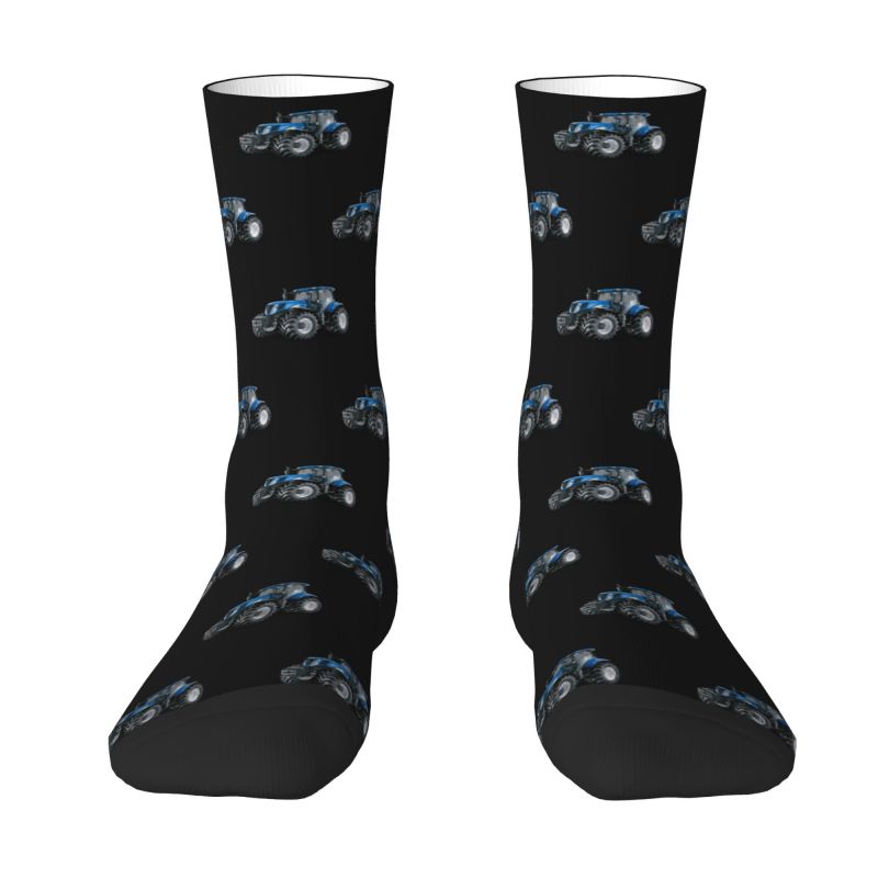 Tractor print Crew Unisex  Socks for farmer