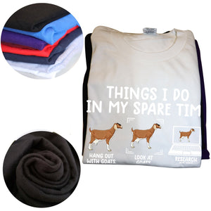 Things I Do In My Spare Time - Gifts T-shirt for Goat Lovers