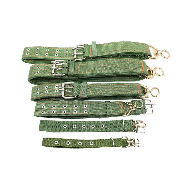 Strong Durable Belay Tie Adjustable Cattle Collar Cow Hauling Collar Livestock Feeding Supply Canvas Belt  Veterinary Equipment - myfunfarm