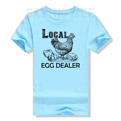 Funny Local Egg Dealers unisex T-Shirt for Chicken Lovers - myfunfarm