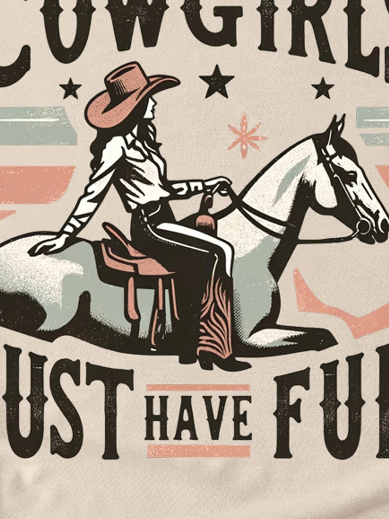 Cowgirls just have Fun Unisex T-shirt For Summer & Spring - myfunfarm
