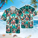 Funny Cow Printed Beach Hawaiian Shirts For Farmers