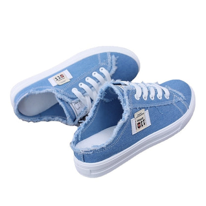 Canvas Shoes low upper flat sneakers women