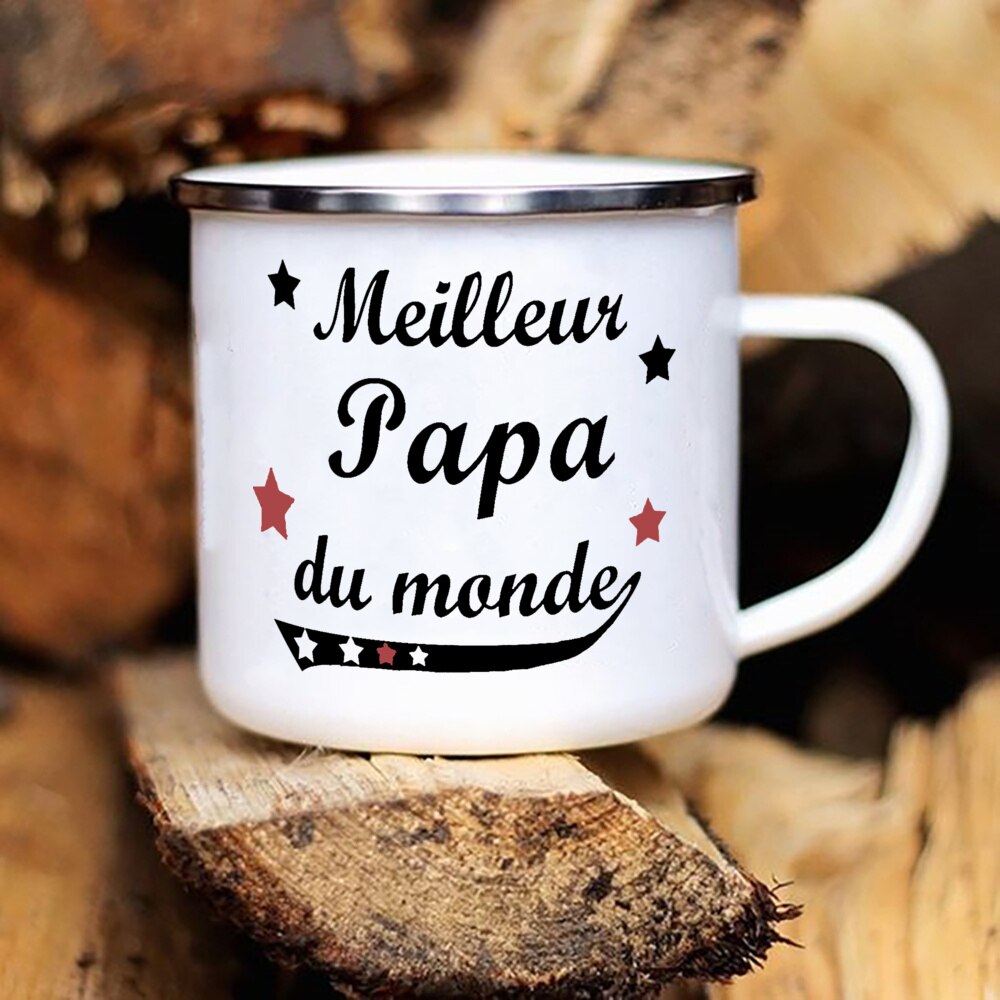 Best Dad In The World Camping Mug  Gift for Papa