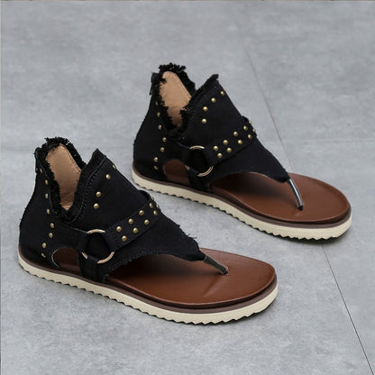 Summer Fip Flops Denim Sandals Ladies - myfunfarm