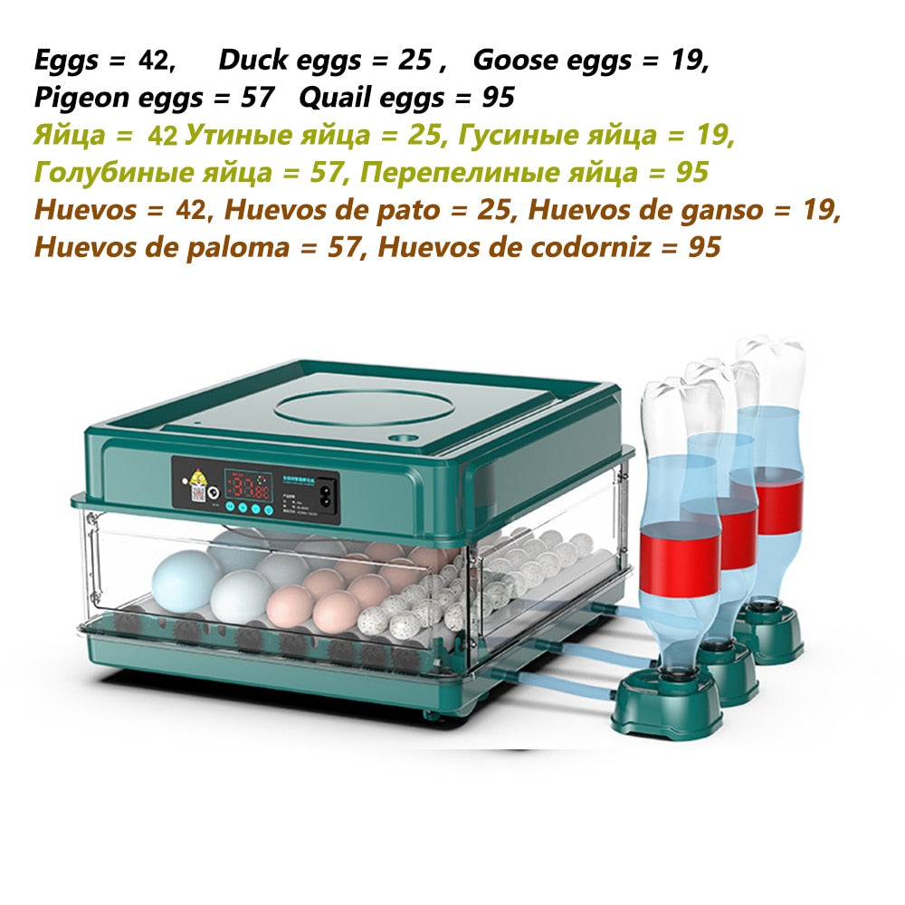 9/15/24/30 Brooder Eggs Incubator Fully Automatic  for Chicken Goose Quail Auto Turner Equipment Hatchery Poultry Tools - myfunfarm