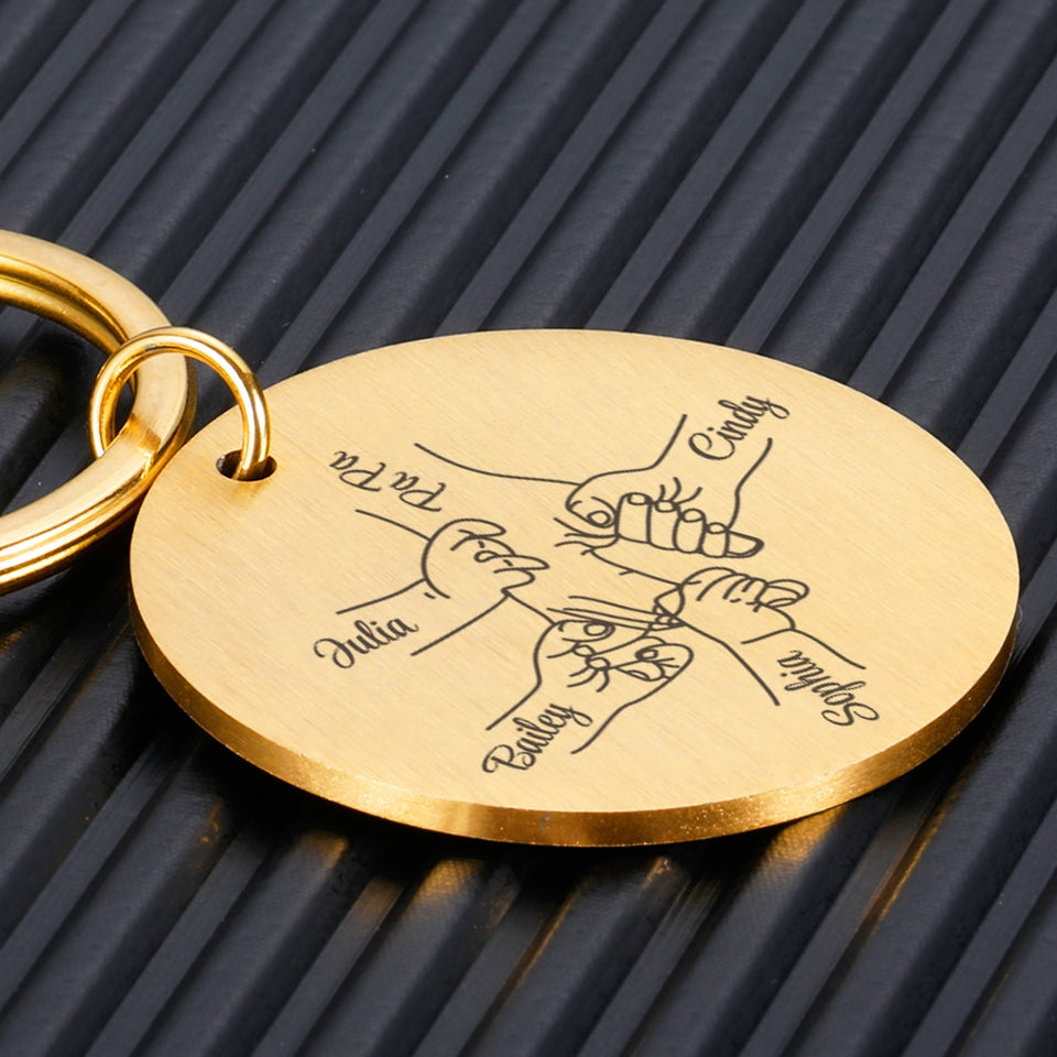 Personalized Father's Day Keychain Gifts