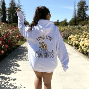 Long Live Cowgirls Vintage Western Hoodie