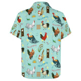 Chicken pattern Hawaiian Shirt