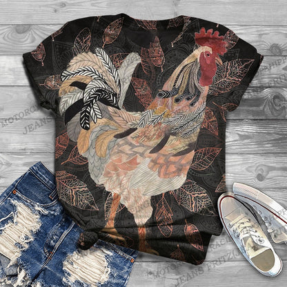 Chicken 3d Print Unisex T-shirt