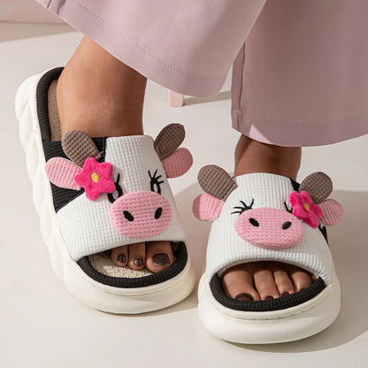 Lovely Cow Indoor House Slippers