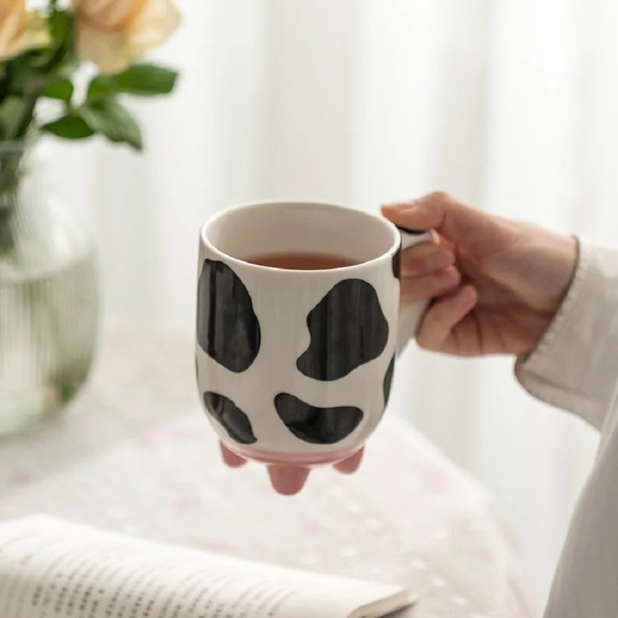 500ml/17oz Cute Cartoon Ceramic Cup