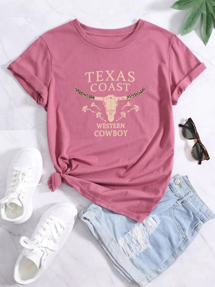 TEXAS COAST WESTERN COWBOY unisex t-shirt
