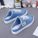 Canvas Shoes low upper flat sneakers women