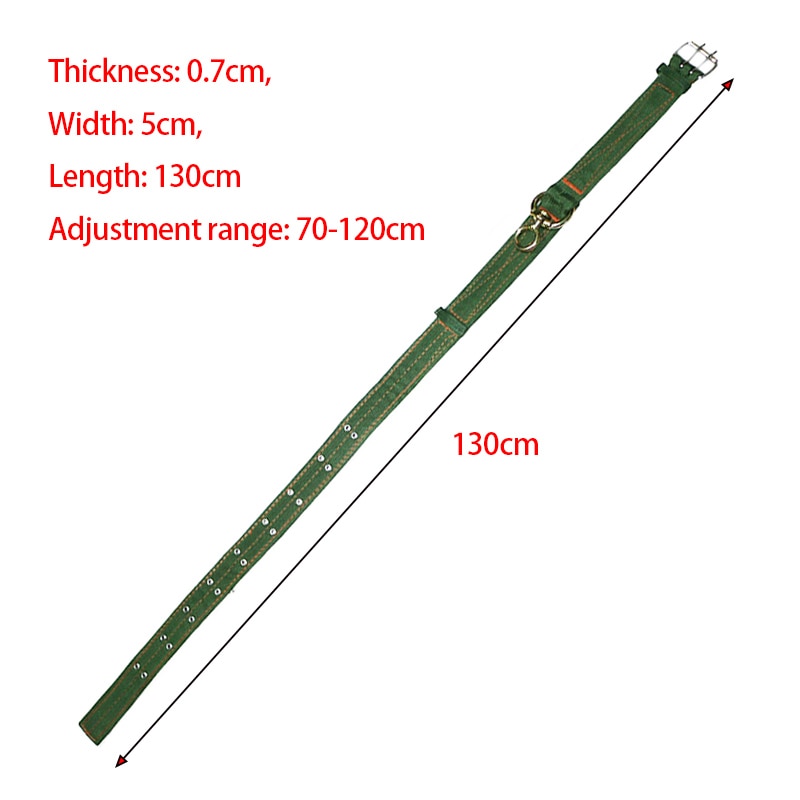 Strong Durable Belay Tie Adjustable Cattle Collar Cow Hauling Collar Livestock Feeding Supply Canvas Belt  Veterinary Equipment - myfunfarm