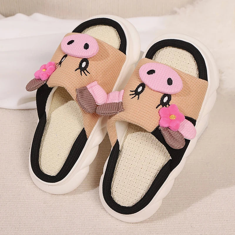 Lovely Cow Indoor House Slippers