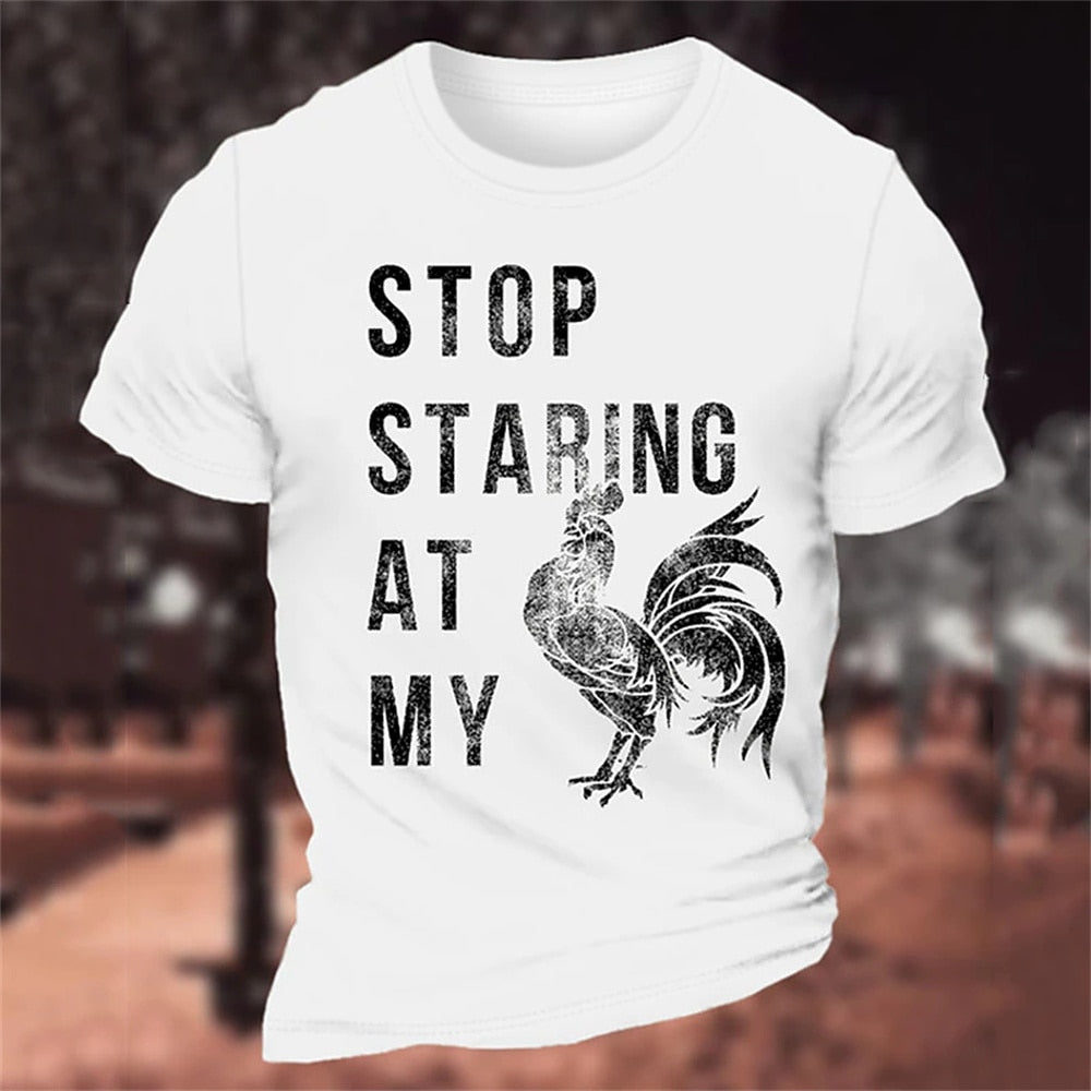 Rooster 3d Print Funny Unisex T-shirt - myfunfarm