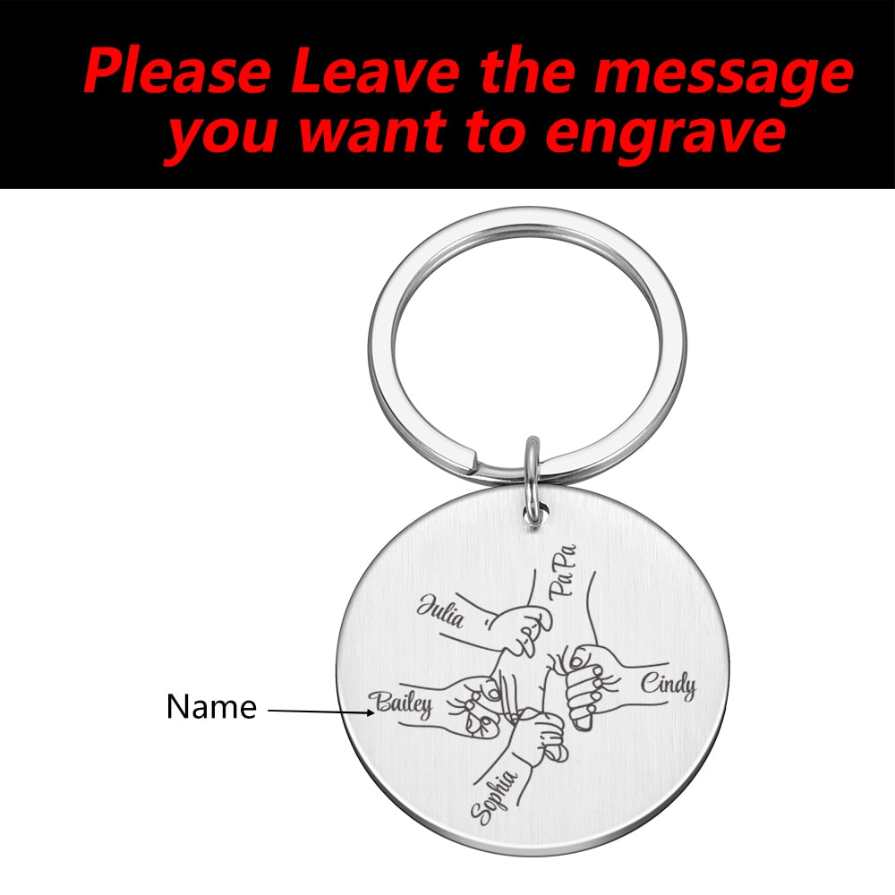 Personalized Father's Day Keychain Gifts