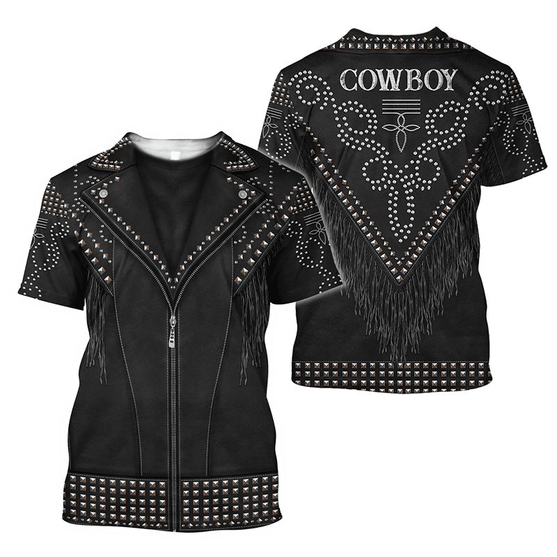 Western Cowboy Graphic Unisex T-Shirt Cosplay Costumes - myfunfarm