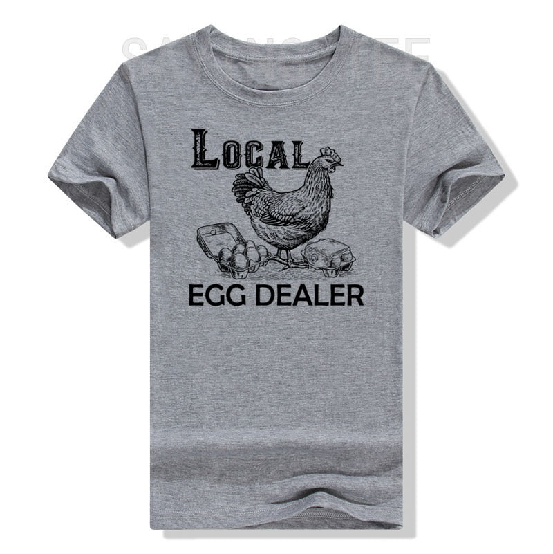 Funny Local Egg Dealers unisex T-Shirt for Chicken Lovers - myfunfarm