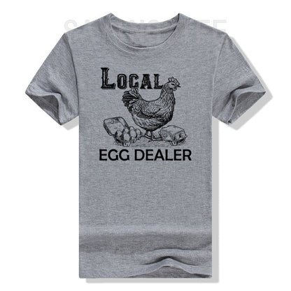 Funny Local Egg Dealers unisex T-Shirt for Chicken Lovers - myfunfarm