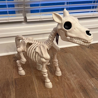 Cow Horse Skeleton Tricky Graveyard Resin  Spooky Halloween Horror  Decor