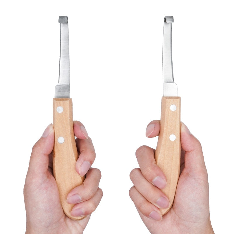 2Pcs/set Cattle Horse Repair Hoof Knife Hoof Cutter Right/left Hand Animal Foot Pruning Tool Shears Farm Veterinary Supplies - myfunfarm